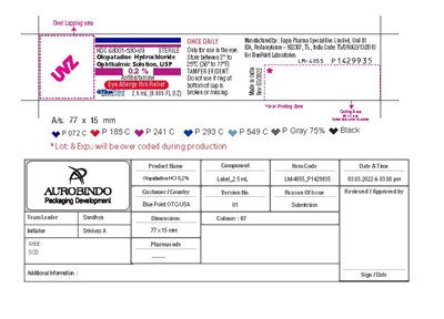 Label (Olopatadine Hydrochloride Ophthalmic Soln Label Rev 03 2022)
